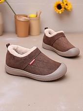 preiswerte Damen-Sneaker-Kamelfarbene, warme, gesteppte Damen-Winterschuhe zum Hineinschlüpfen in weiter Passform – rutschfeste Outdoor-Schuhe für Schneetage, Reisen, Pendeln und den Alltag