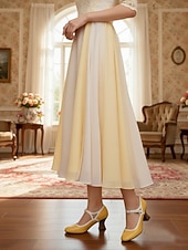  Dames Hoge hakken Retro Mary Jane Feest Dagelijks Strass Gesp Cuba-hak Ronde Teen Elegant Vintage Imitatieleer Gesp Zwart Geel Roze
