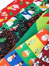 preiswerte Krawatten &amp;amp; Fliegen für Herren-Weihnachtskrawatte für Herren aus Polyester mit Weihnachtsmann-, Schneemann- und weihnachtlichen Motiven – festliche, verstellbare Fliege für Weihnachtsfeiern und festliche Anlässe