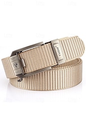 cheap Men's Belts-Men's Nylon Tactical Belt, Adjustable Size, Multiple Colors, Durable &amp; Stylish for Outdoor and Everyday Use