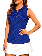 ieftine Cămașă pentru femei-Pentru femei Geometric Artă abstractă Rezervă de antrenament Cămașă Tricou sport Tricou POLO Fără manșon Sport UPF50+ Rezistent la UV Formator Dans Protecție UV Pilates Costum de Majoretă  Volei