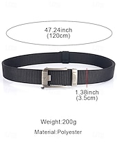 cheap Men's Belts-Men's Nylon Tactical Belt, Adjustable Size, Multiple Colors, Durable &amp; Stylish for Outdoor and Everyday Use