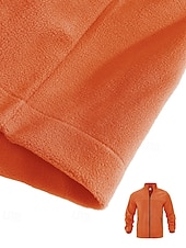 economico Giubbotti e cappotti da uomo-Per uomo Cappotto Invernale Giacca in Pile Giacca Casual All'aperto Quotidiano Calore Termico Tasca Cerniera completa Autunno Inverno Plaid Streetwear Sport e Outdoor Collo alla coreana Regolare