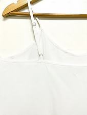 رخيصةأون فن وتصميم بلوزات-فستان كامي من الفيسكوز بأشرطة قابلة للتعديل للعطلات