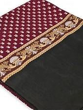 ieftine Cravate și papion pentru bărbați-Eșarfă bărbătească din poliester cu imprimeu floral paisley – design elegant, opțiuni multiple de culoare pentru ocazii formale și casual