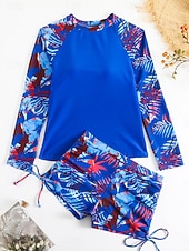 economico Tankini-Costume da bagno da donna tankini a 2 pezzi con pantaloni corti arricciati controlla pancia vita alta schiena scoperta abbigliamento da spiaggia per le vacanze costumi da bagno senza maniche a collo