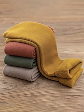 Недорогие Женские носки-Женские утолщенные термоноски - комплект из 4 пар, мягкие и теплые, идеально подходят для зимы, холодной погоды и в качестве подарка на праздники