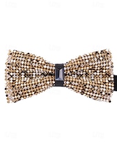 Недорогие Мужские украшения-мужской галстук-бабочка с кристаллами на Рождество, разноцветный, праздничный стиль, с узором из страз и бусин, идеально подходит для праздничных вечеринок и официальных мероприятий