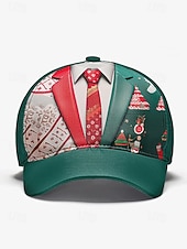 abordables Chapeaux pour femmes-Casquette de smoking de Noël pour homme - matière polyester, motifs variés sur le thème des fêtes, idéale pour les soirées festives, les sorties décontractées et les célébrations de fin d'année.