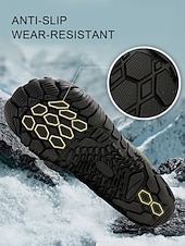 economico Stivali di neve e inverno-scarpe da trekking sulla neve impermeabili da donna con calzata larga – scarpe invernali calde e antiscivolo per passeggiate sulla neve, trekking, campeggio e viaggi con tempo freddo