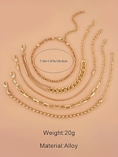 abordables Pulsera de mujer-Conjunto de pulseras navideñas de aleación para mujer: elegantes y con estilo, con múltiples diseños en oro y plata, perfectas para regalos navideños y ocasiones festivas.