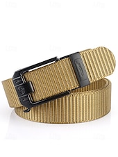 cheap Men's Belts-Men's Nylon Tactical Belt, Adjustable Size, Multiple Colors, Durable &amp; Stylish for Outdoor and Everyday Use