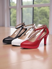  Klassiske damesko med spiss tå og høy hæl – stilige ankelreimsko som er komfortable for kontor, fester og formelle arrangementer