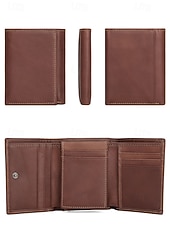 preiswerte Geldbörse damen-Hochwertige Herren-Ledergeldbörse – RFID-Schutz, verschiedene Farboptionen, schlankes und stilvolles Design für sicheres Reisen und den täglichen Gebrauch