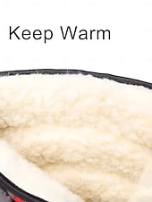 preiswerte Schnee- und Winterstiefel-Burgunderrote, wasserdichte Damen-Winterstiefel mit Kunstfellfutter – stylische Schneestiefel mit verstellbaren Riemen für Komfort und Wärme, perfekt für kaltes Wetter, Winteraktivitäten im Freien und Skiurlaube