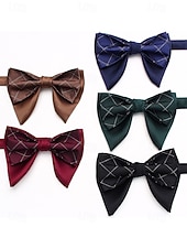 levne Svatba ACC-Pánský motýlek, vánoční barvy, stylový a elegantní, ideální pro formální události a sváteční setkání