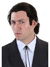 cheap Movie Character Wigs-Cosplay Wigs Brown Straight Synthetic Hair Short Wigs Men's Wigs For Party