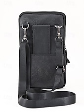 preiswerte Taschen für Herren-Herren-Umhängetasche und Gürteltasche aus echtem Leder – vielseitig einsetzbar, stilvolles Design, strapazierfähig, in verschiedenen Farben erhältlich, für Alltag und Reisen