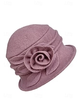 halpa Naisten hatut-Naisten villainen talvipipo kukkakuviolla, useita värejä, mukava ja tyylikäs jouluun ja kylmään säähän