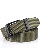 cheap Men's Belts-Men's Nylon Tactical Belt, Adjustable Size, Multiple Colors, Durable &amp; Stylish for Outdoor and Everyday Use