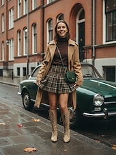 Χαμηλού Κόστους Μπότες μάχης-Γυναικείες μπότες τζιν με κορδόνια - casual ψηλοτάκουνες μπότες για ανοιξιάτικη και φθινοπωρινή μόδα, άνετες και κομψές