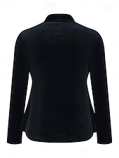 זול חולצות חלקות-בגדי ריקוד נשים חולצה פאייטים טלאים מתנפנפת צבע אחיד מסוגנן יום יומי שרוול ארוך צווארון עגול קצר צווארון V חולצות רגילות יומי שחור תלתן אפור אביב סתיו חורף