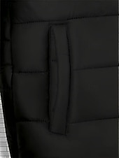 economico Piumini e parka da uomo-Per uomo Cappotto Invernale Giacca imbottita Giacca Imbottita Tasca Poliestere Vacanza Abbigliamento quotidiano Data Regolare Moda Casual Confortevole Calore Termico Autunno Inverno Colore Solido