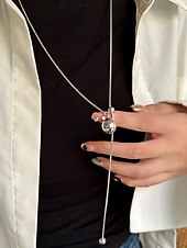 halpa Kaulakorut ja riipukset-1kpl Riipus-kaulakorut Kaulakoru For Naisten Katu Lahja Päivittäin Metalliseos Perinteinen