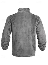 economico giacca sportiva-Per uomo Giacca Invernale Cappotto Teddy Giacca Casual Vacanza Quotidiano Caldo Tasca Autunno Inverno Semplice Moda Classico Collo alla coreana Regolare Nero Blu marino Marrone Cachi Grigio scuro