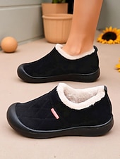 preiswerte Damen-Sneaker-Kamelfarbene, warme, gesteppte Damen-Winterschuhe zum Hineinschlüpfen in weiter Passform – rutschfeste Outdoor-Schuhe für Schneetage, Reisen, Pendeln und den Alltag