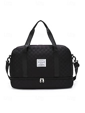 billiga Duffelväskor-Resväska i nylon för kvinnor - vattentät, flera färger, bagagerem, flera bärstilar, snygg och funktionell för resor och dagligt bruk