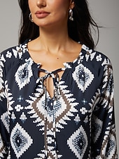 halpa Mekot-boho abstrakti eläinkuvioinen maximekko