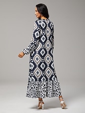 halpa Mekot-boho abstrakti eläinkuvioinen maximekko