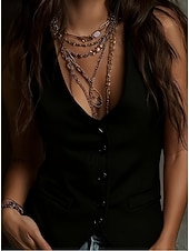 Недорогие Простой бак-Жен. Бархат Сплошной цвет Полотняное плетение Богемия Винтаж Без рукавов V-образный вырез Черный Розовый Светло-коричневый Лето Весна Осень Зима