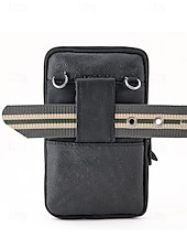 preiswerte Taschen für Herren-Herren-Umhängetasche und Gürteltasche aus echtem Leder – vielseitig einsetzbar, stilvolles Design, strapazierfähig, in verschiedenen Farben erhältlich, für Alltag und Reisen