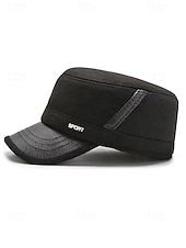 Χαμηλού Κόστους Ανδρικά καπέλα-Ανδρικό χειμερινό καπέλο από πολυεστέρα με πτυσσόμενα αυτιά, κομψό και ζεστό, ιδανικό για κρύο καιρό σε εξωτερικούς χώρους