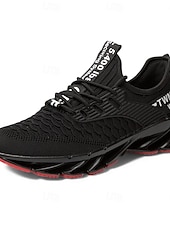 Χαμηλού Κόστους Ανδρικά υποδήματα-Ανδρικά αθλητικά παπούτσια για τρέξιμο σε νέον πράσινο, αναπνεύσιμα, ελαφριά αθλητικά παπούτσια με σόλα blade, μοντέρνα αθλητικά παπούτσια για περπάτημα, γυμναστήριο, καθημερινή χρήση και ρούχα για