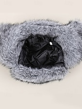 preiswerte Zubehör-Männliche warme Kunstpelzhorn Mardi Gras Hut | Multi-Farben Tier/Dämon Stil Bomber-Cap | Perfekt für Karneval Maskerade  Kostümpartys