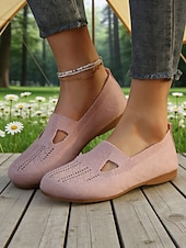 رخيصةأون أحذية المرأة-أحذية نسائية خضراء محبوكة سهلة الارتداء - أحذية مريحة وجيدة التهوية مناسبة ليوم القديس باتريك، وللمهرجانات والاستخدام اليومي