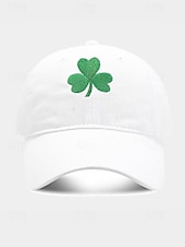 abordables Accesorios-Sombrero de visera de poliéster para hombre con peluca sintética colorida, disponible en varios colores, perfecto para el Día de San Patricio, carnaval y ocasiones festivas.