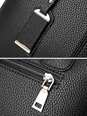 billiga Hand- och toteväskor-Handväska i konstläder för kvinnor med justerbar rem, flera färger och bärstilar – perfekt för arbete, vardagsutflykter och vardagsbruk