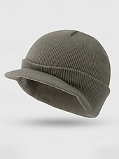 abordables Chapeaux pour hommes-Bonnet d'extérieur tricoté pour homme, disponible en plusieurs couleurs – chaud et confortable pour l'hiver et les activités de plein air
