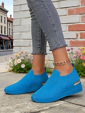 זול סניקרס לנשים-נעלי פלטפורמה ירוקות ניאון לנשים עם עקבים גבוהים - נעליים נוחות וגמישות, אידיאליות למצעדי יום פטריק הקדוש, טיולים לפסטיבלים, דייטים לארוחת בראנץ' וסידורים יומיומיים