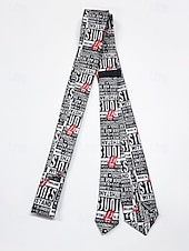 お買い得  アクセサリー-男性用ポリエステルタイ、複数のパターン、スタイリッシュなデザイン、カーニバルや仮面舞踏会用