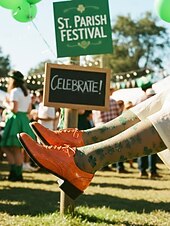 levne Dámská obuv-Dámské zelené oxfordské společenské boty s detailem brogue – pohodlné boty na nízkém podpatku se šněrováním na průvod ke Dni svatého Patrika, irské festivalové outfity, sváteční párty outfity