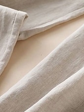 voordelige Luxe Onderkleding-Dames Katoenen linnen broek Broek Zomerbroek Wijde broek Vakantie Basic Casual Volledige lengte Hoge taille Effen Zak Breed Been Elastische tailleband Zacht Comfortabel Ademend Rekbaar Strand