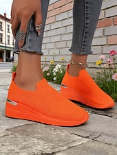 זול סניקרס לנשים-נעלי פלטפורמה ירוקות ניאון לנשים עם עקבים גבוהים - נעליים נוחות וגמישות, אידיאליות למצעדי יום פטריק הקדוש, טיולים לפסטיבלים, דייטים לארוחת בראנץ' וסידורים יומיומיים