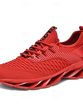 Χαμηλού Κόστους Ανδρικά υποδήματα-Ανδρικά αθλητικά παπούτσια για τρέξιμο σε νέον πράσινο, αναπνεύσιμα, ελαφριά αθλητικά παπούτσια με σόλα blade, μοντέρνα αθλητικά παπούτσια για περπάτημα, γυμναστήριο, καθημερινή χρήση και ρούχα για