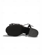 abordables Sandalias de Plataforma-Sandalias de plataforma con lunares negros para mujer: sandalias de tacón alto grueso con tiras en el tobillo y punta abierta con lazo retro para fiestas nocturnas y clubes. &amp;eventos nocturnos