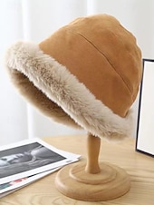 billige Damehatter-Damehatt med fuskepelsfôr, myk og koselig, tilgjengelig i flere farger for vinter- og fritidsbruk